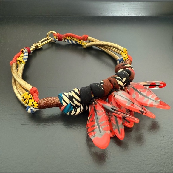 Bimba Y Lola multicolour statement necklace - Picture 3 of 4